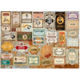 Papel de Arroz LABEL RETRO